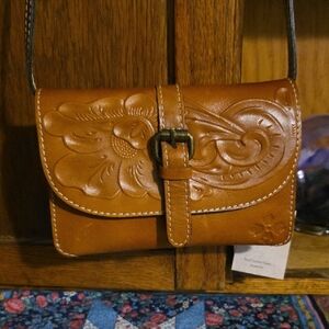 Patricia Nash Tooled Torri Crossbody NWT